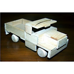 valník s čumákem - dřevěný materiál na výrobu modelů