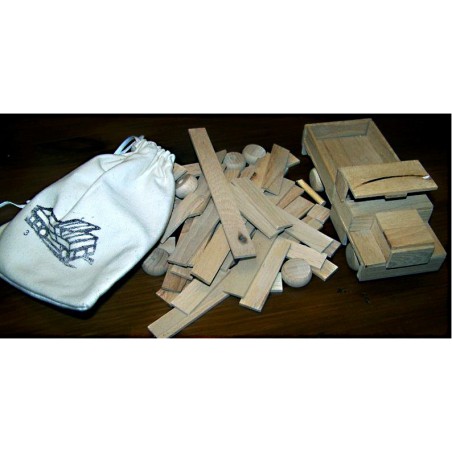 valník s čumákem - dřevěný materiál na výrobu modelů