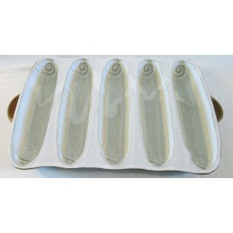 bagetovník  - kameninová forma na pečení baget (ruční výroba)