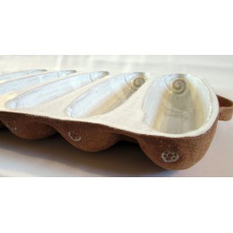 bagetovník  - kameninová forma na pečení baget (ruční výroba)