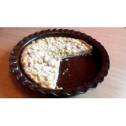 koláč / pizza prům. 33cm - kameninová forma na pečení (ruční výroba)