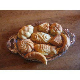 belešník svatební 11 formiček - kameninová forma na pečení (ruční výroba)