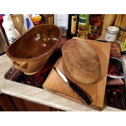 oválná forma na chleba velká - kameninová forma na chleba (ruční výroba)