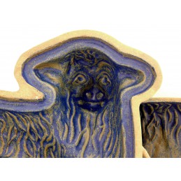 beránek dvoudílný - kameninová forma na beránka (ruční výroba)