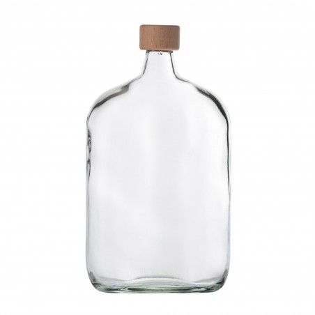 láhev 1 litr - lisované sklo