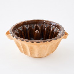 bábovka Zdeňova prům. 22,5cm - kameninová forma na bábovku (ruční výroba)