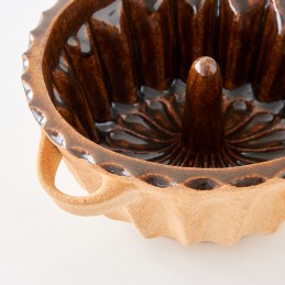 bábovka Zdeňova prům. 22,5cm - kameninová forma na bábovku (ruční výroba)