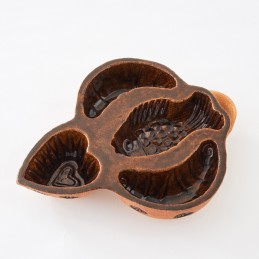 belešník 4 formičky (oblý) - kameninová forma na beleše (ruční výrova)