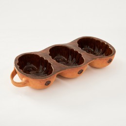 belešník 3 spirálky  - kameninová forma na beleše (ruční výroba)