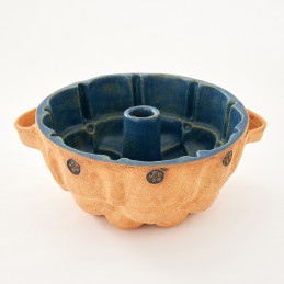 bábovka rozeta prům. 25cm - kameninová forma na bábovku (ruční výroba)