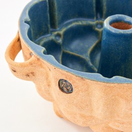 bábovka rozeta prům. 25cm - kameninová forma na bábovku (ruční výroba)