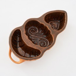 belešník 3 formičky - kameninová forma na beleše (ruční výrova)