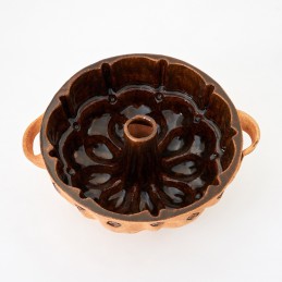 bábovka rozeta prům. 25cm - kameninová forma na bábovku (ruční výroba)