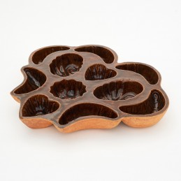 belešník svatební 11 formiček - kameninová forma na beleše (ruční výroba)