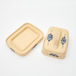 máslenka (máselnice) světlá  - kameninová dóza na máslo (ruční výroba)