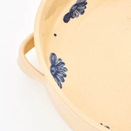 pekáč kulatý prům. 29cm světlý - kameninová forma na pečení (ruční výroba)