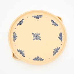 koláč / pizza prům. 28cm světlý - kameninová forma na pečení (ruční výroba)