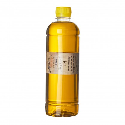 řepkový olej 500ml lisovaný za studena (první lis) - extra panenský (domácí výroba)