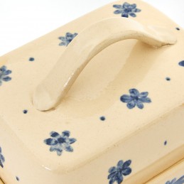 máslenka (máselnice) světlá  - kameninová dóza na máslo (ruční výroba)