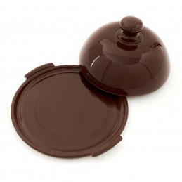 máslenka kulatá - kameninová dóza na máslo (ruční výroba)