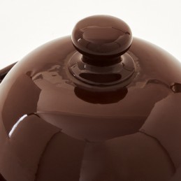 máslenka kulatá - kameninová dóza na máslo (ruční výroba)