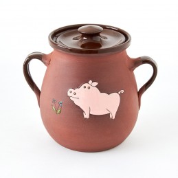 sádlák 1,2L VÝPRODEJ - kameninový hrnec na sádlo (ruční výroba)