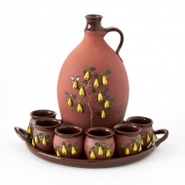 sada na hruškovici - souprava valašského fajnšmekra buclatá (ruční výroba)