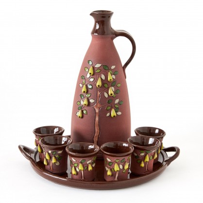 sada na hruškovici - souprava valašského fajnšmekra (ruční výroba)