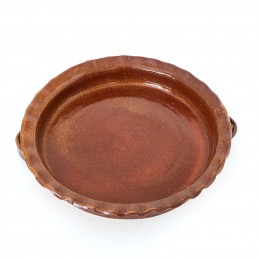 koláč / pizza prům. 33cm - kameninová forma na pečení (ruční výroba)