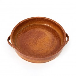 pekáč kulatý prům. 29cm - kameninová forma na pečení (ruční výroba)