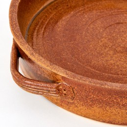 pekáč kulatý prům. 29cm - kameninová forma na pečení (ruční výroba)