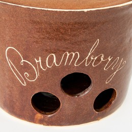 hrnec na brambory 6L - kameninový hrnec na skladování (ruční výroba)