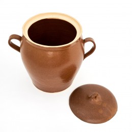 sádlák 6L - kameninový hrnec na sádlo (ruční výroba)