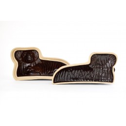 beránek dvoudílný střední - kameninová forma na beránka