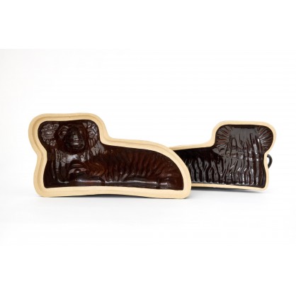 beránek dvoudílný střední - kameninová forma na beránka