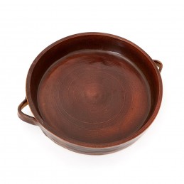 pekáč kulatý prům. 29cm - kameninová forma na pečení (ruční výroba)