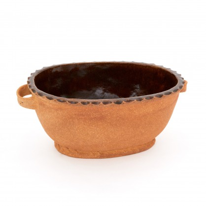 oválná forma na chleba - kameninová forma na chleba (ruční výroba)