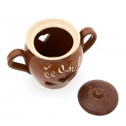 hrnec na česnek 0,5L - kameninový česnekáč (ruční výroba)