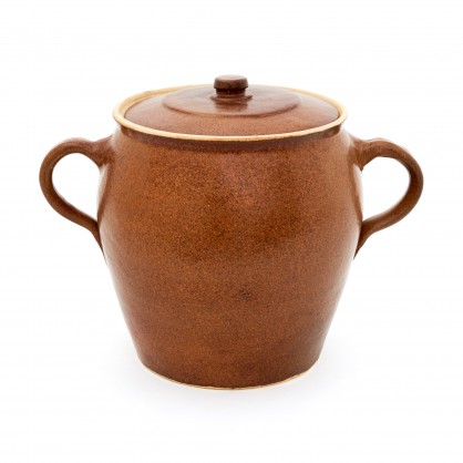 sádlák 3,5L - kameninový hrnec na sádlo (ruční výroba)