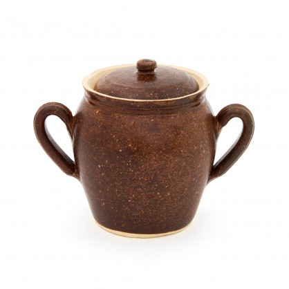 sádlák 0,5L - kameninový hrnec na sádlo (ruční výroba)