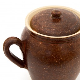 sádlák 0,5L - kameninový hrnec na sádlo (ruční výroba)