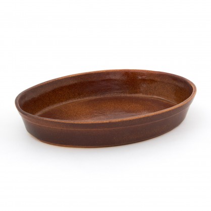 oválná zapékací mísa 27cm - kameninová mísa na zapékání (ruční výroba)