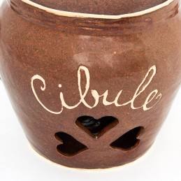 hrnec na cibuli 1L - kameninový cibulák (ruční výroba)