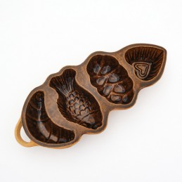 belešník 4 formičky - kameninová forma na beleše (ruční výrova)