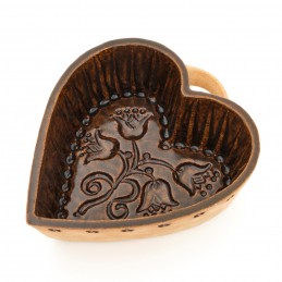 srdce - kameninová forma na pečení (ruční výroba)