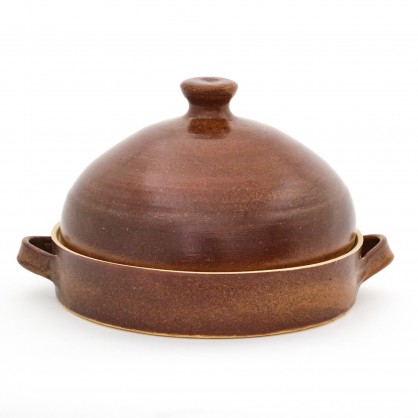 pekáč nejen na drůběž - kameninový pekáč (ruční výroba)