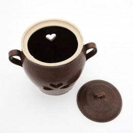 hrnec skladovací univerzální 6L - kameninový hrnec na uskladnění (ruční výroba)