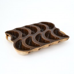 rohlíkovník  - kameninová forma na rohlíky (ruční výroba)