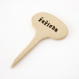 ŘEŘICHA - keramická jmenovka k bylinkám (ruční výroba)