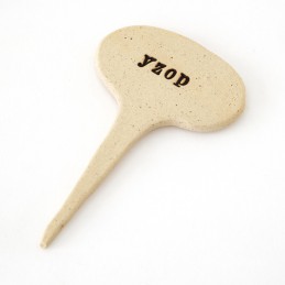 YZOP - keramická jmenovka k bylinkám (ruční výroba)